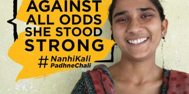 Educating girls Project Nanhi Kali