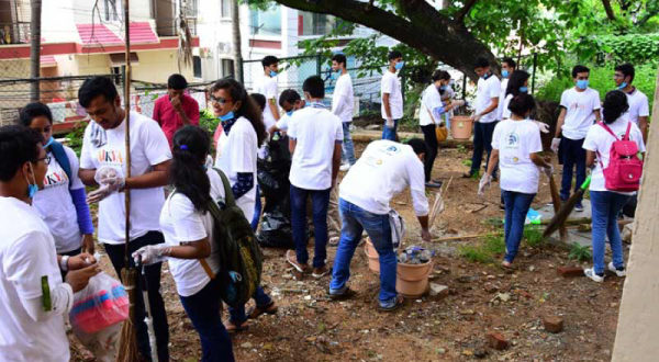 Akshaya Patra contributes towards Cleanliness