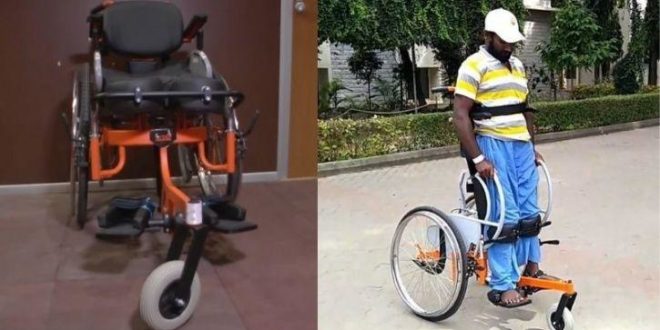 India’s 1st Standing Wheelchair from IIT Madras !