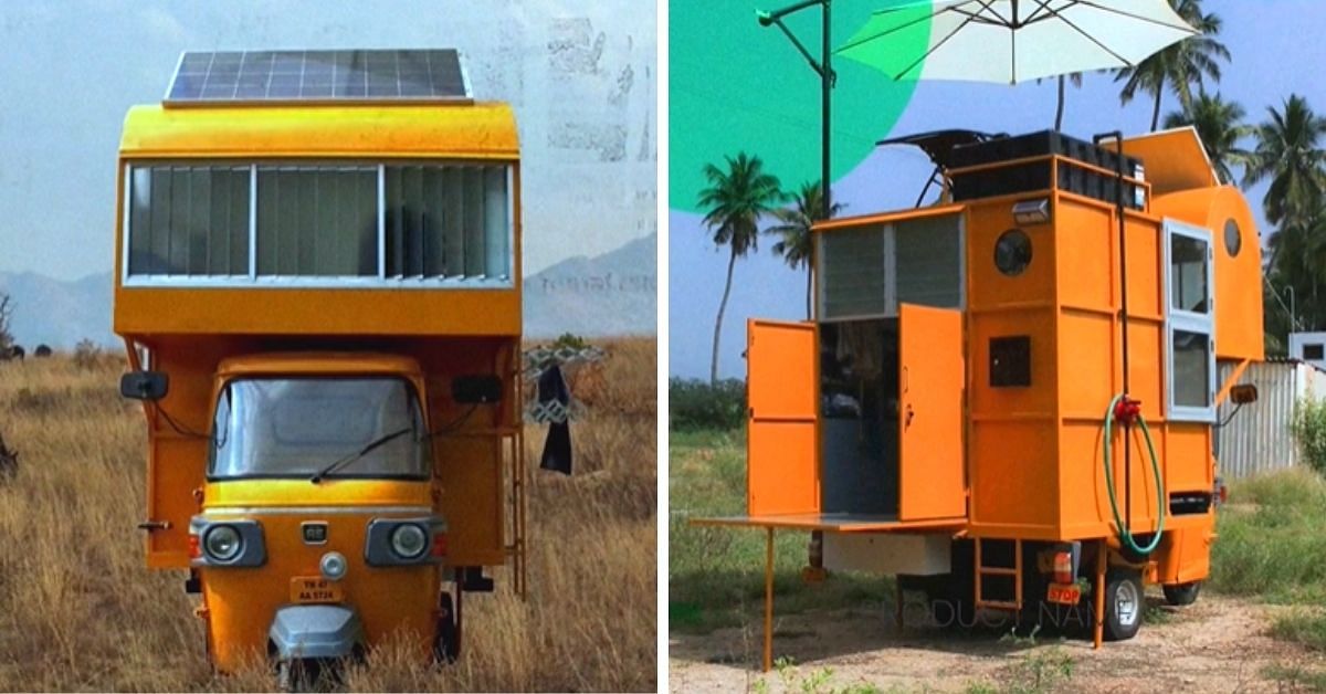 Solar Rikshow Low-Cost Solar Rickshaw made from Scrap ! - VIVAN Life Sciences
