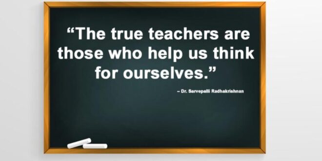 Happy Teachers Day…!